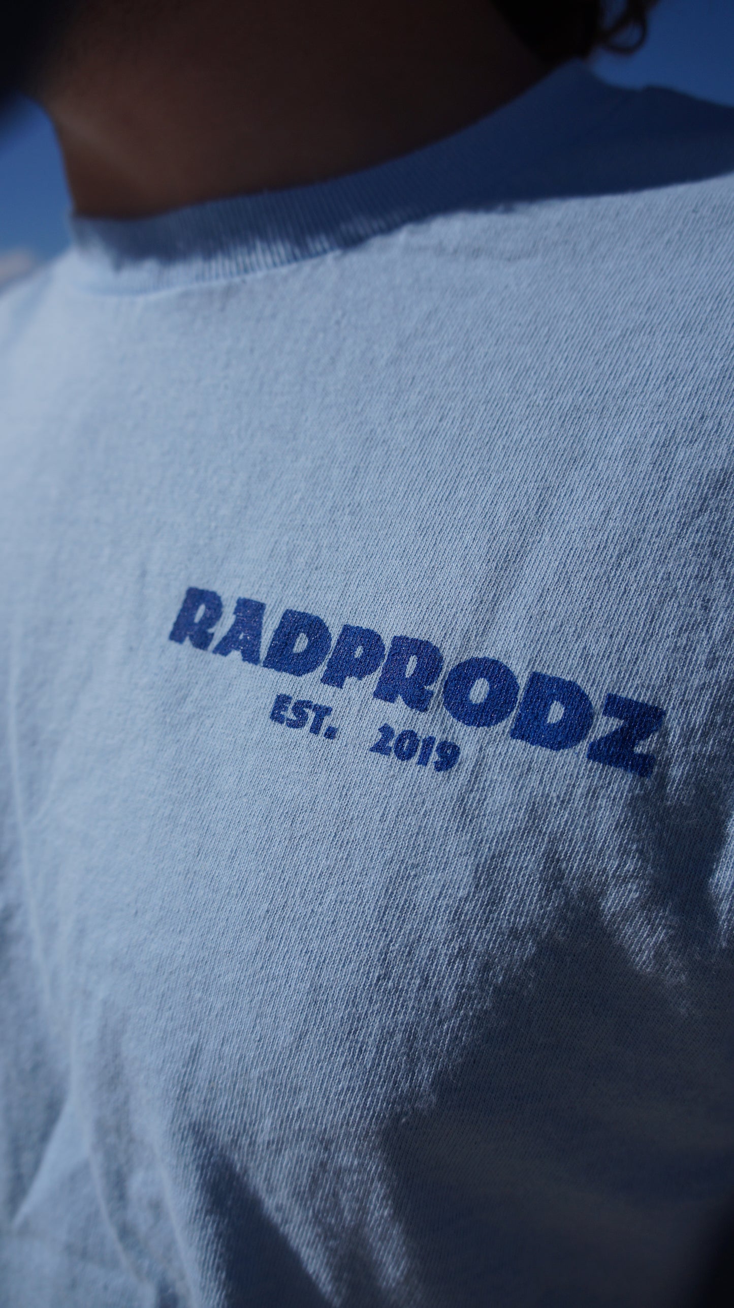 Baby Blue 80s RadProdz T-Shirt