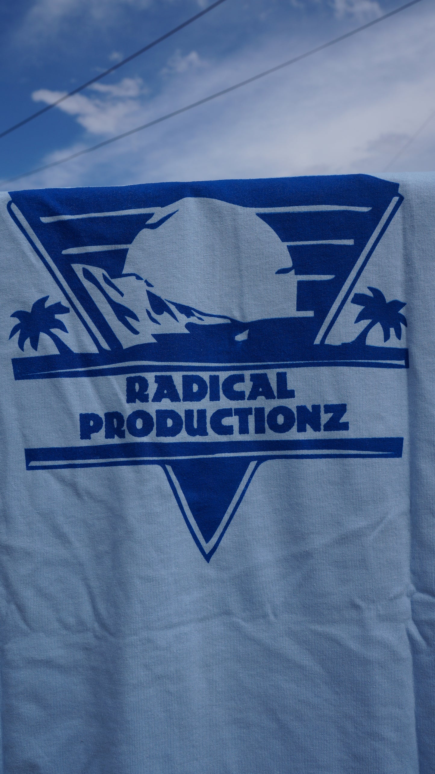 Baby Blue 80s RadProdz T-Shirt