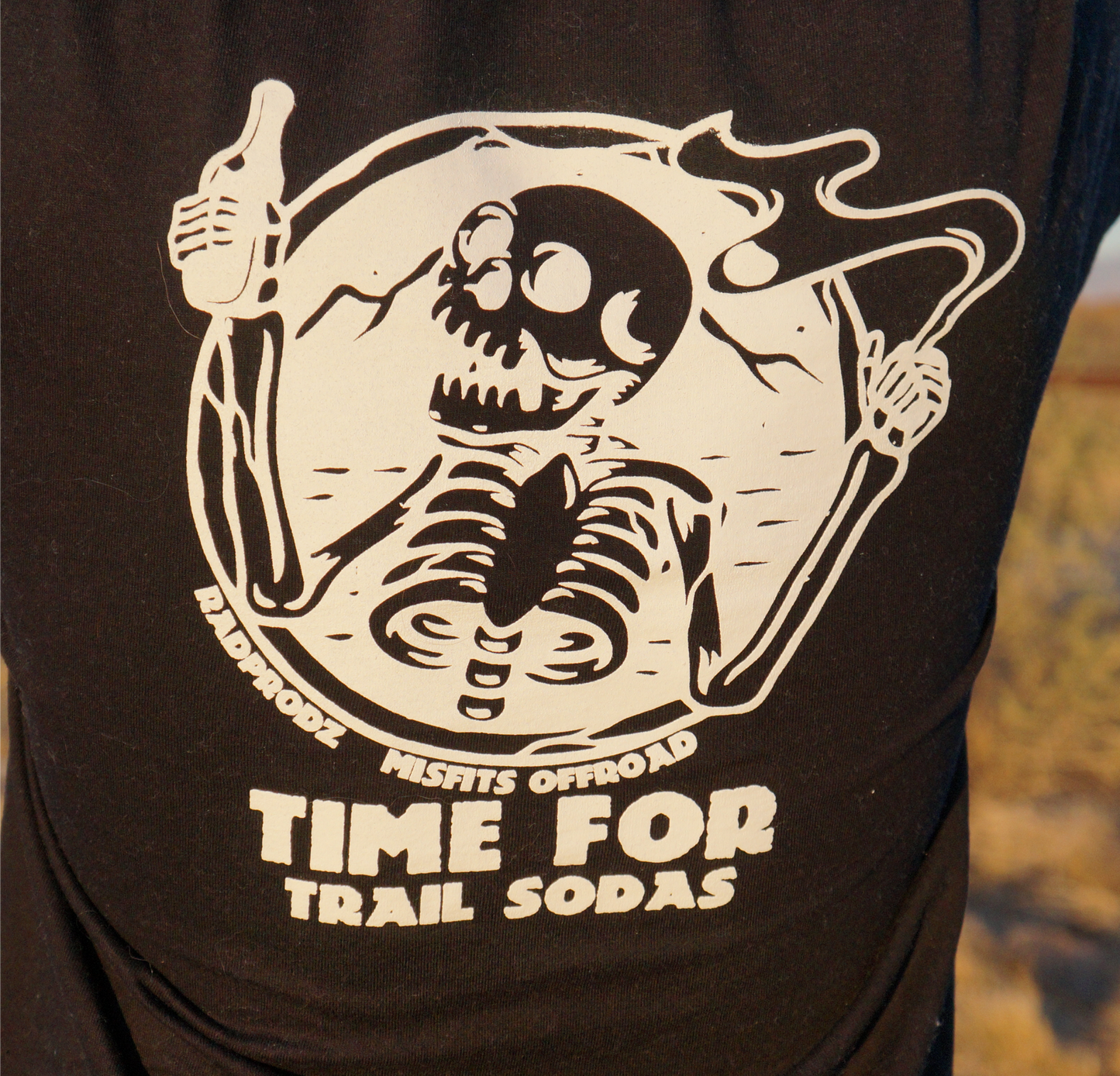 Black Time For Trail Sodas T-Shirt